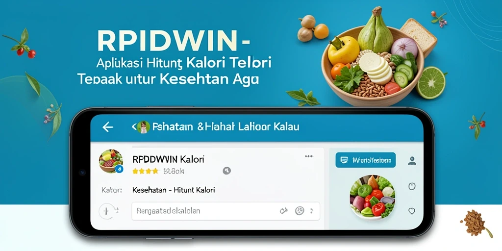 Tampilan antarmuka RPIDWIN dengan fitur Hitung Kalori yang mudah digunakan.